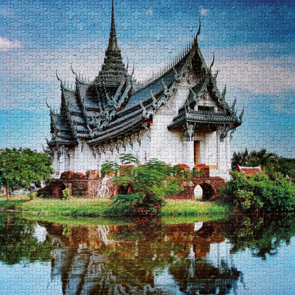 Sanphet Prasat Palace, Bangkok, 1000 piece puzzle, Mega Puzzles
